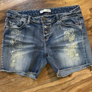 NOBO Distressed Jean Shorts